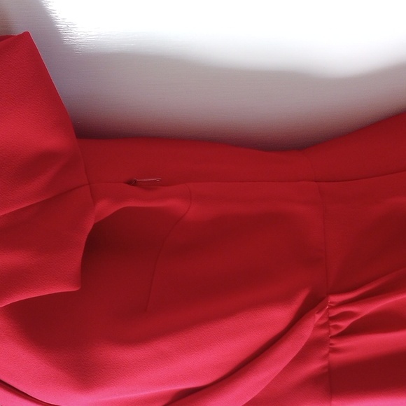 NWOT J Crew Faux Wrap Blouse 0 Red Long Sleeves  50off3 - Picture 5 of 7